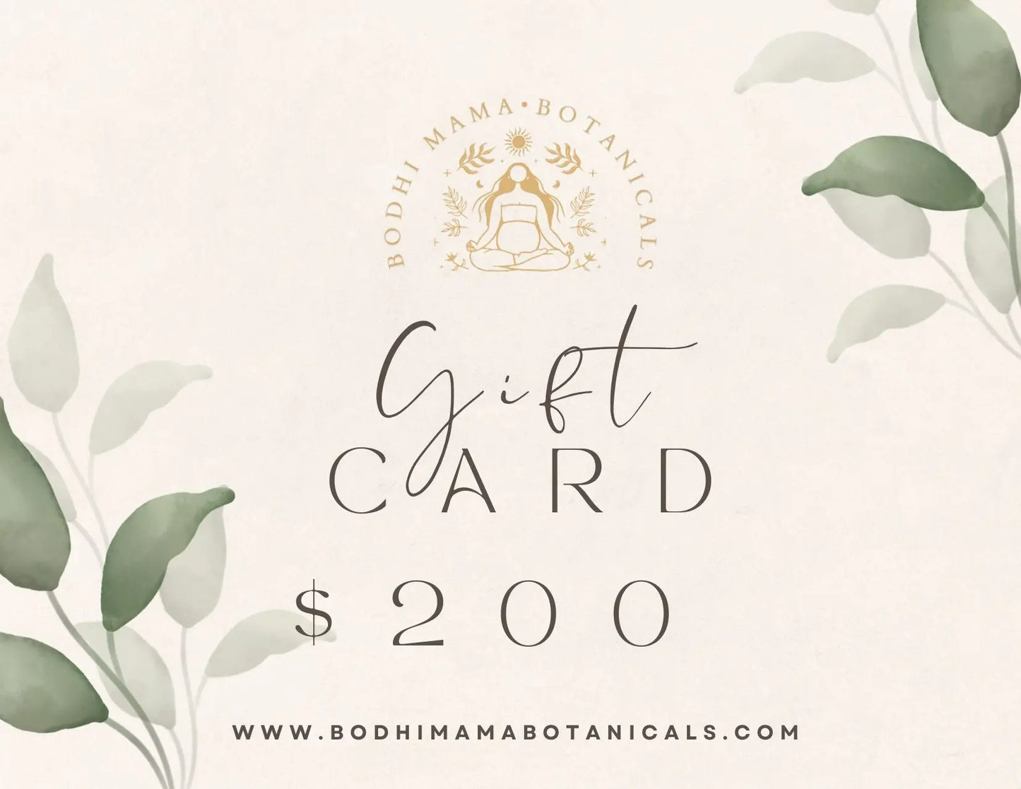 Bodhi Mama Botanicals Gift Card Bodhi Mama Botanicals