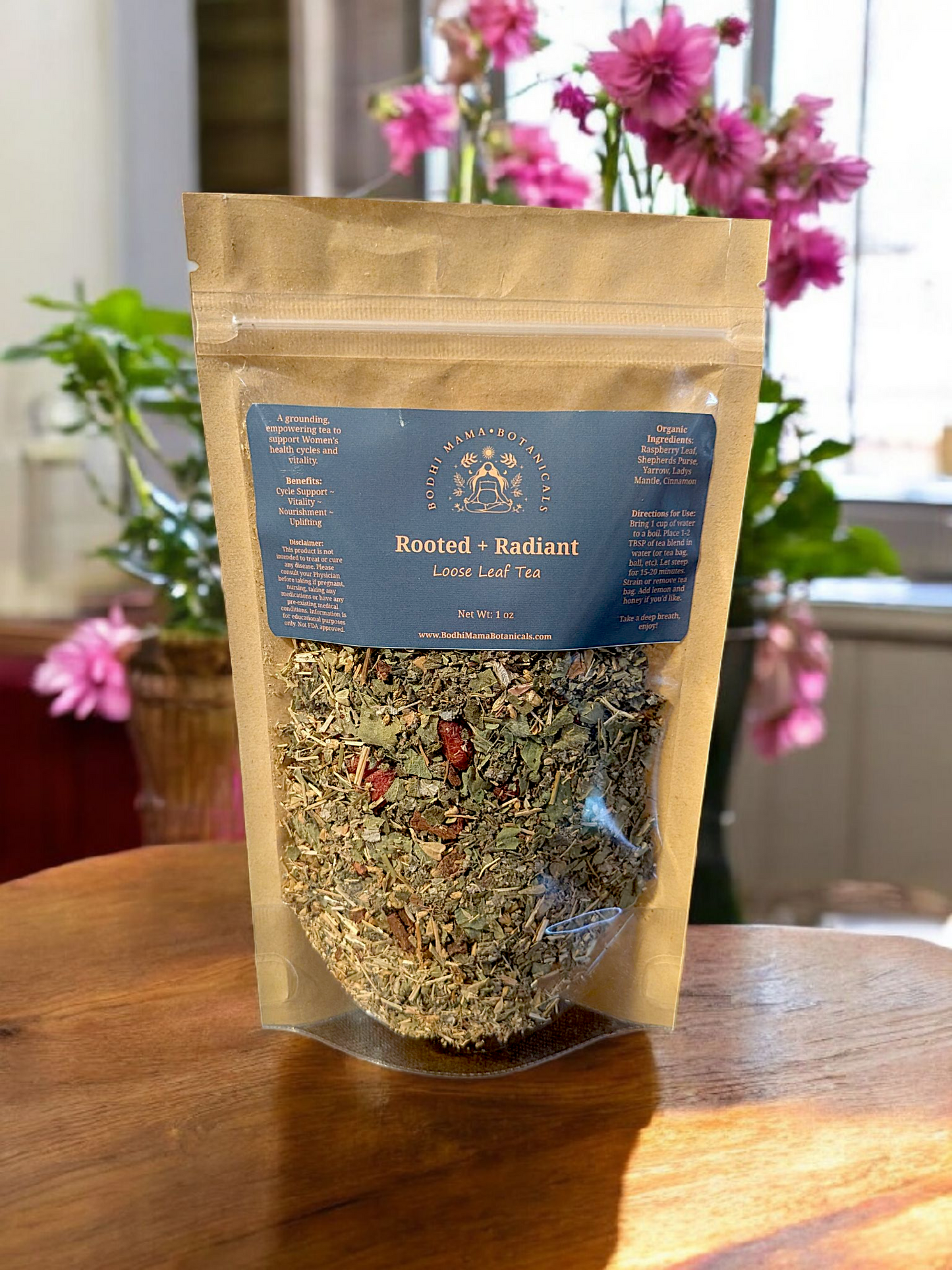 Rooted + Radiant Loose Leaf Herbal Tea Blend