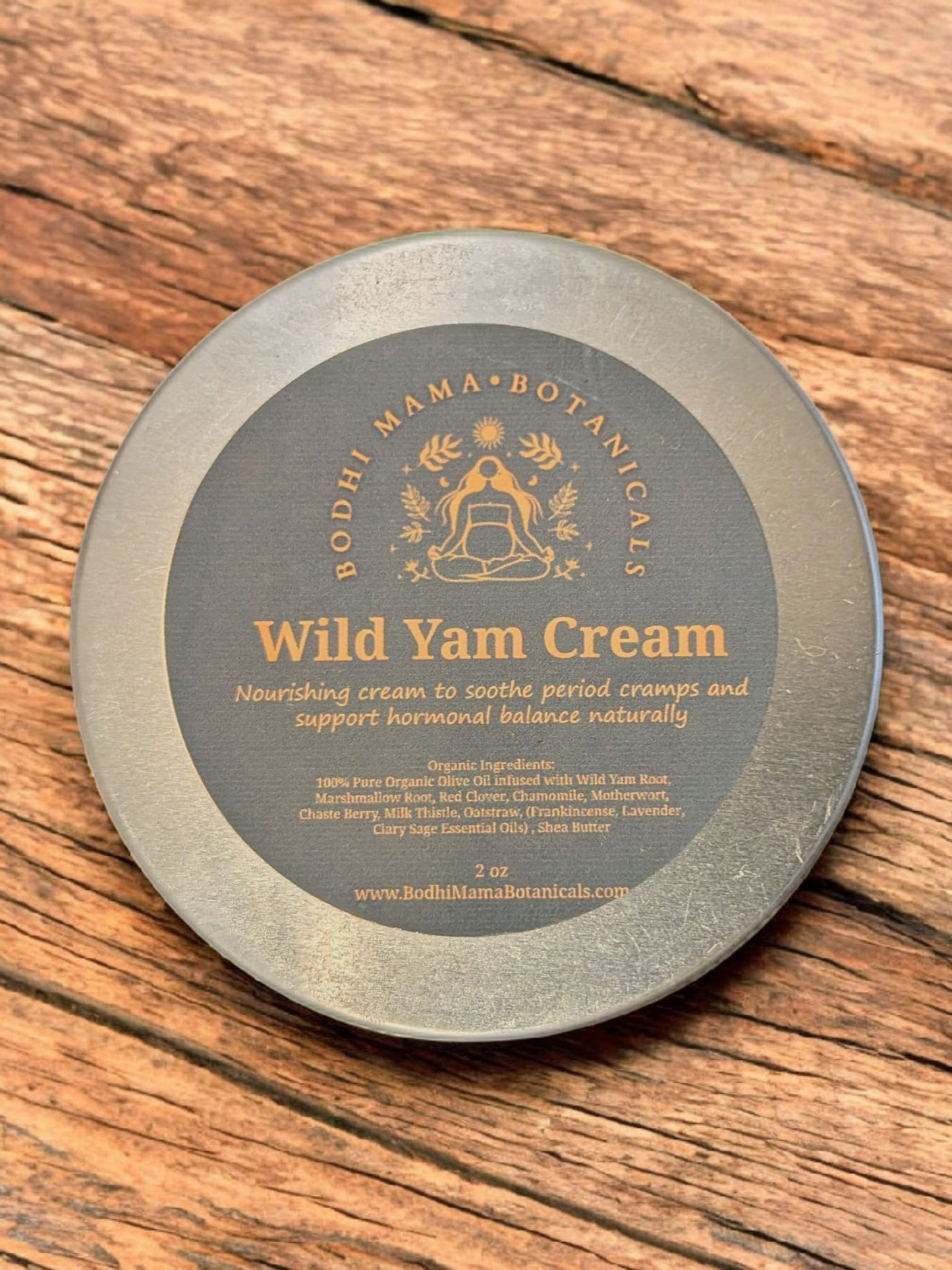 Wild Yam Cream || Organic Skin Care || 2 oz