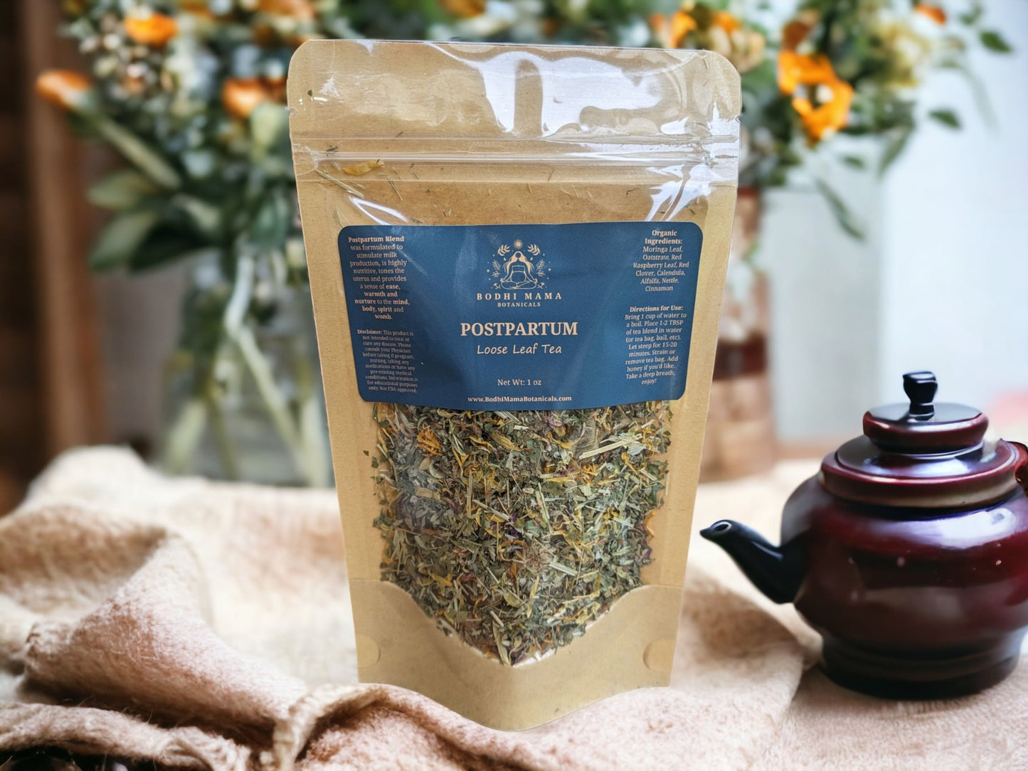 Postpartum Tea Blend || Organic Loose Leaf || Caffeine Free