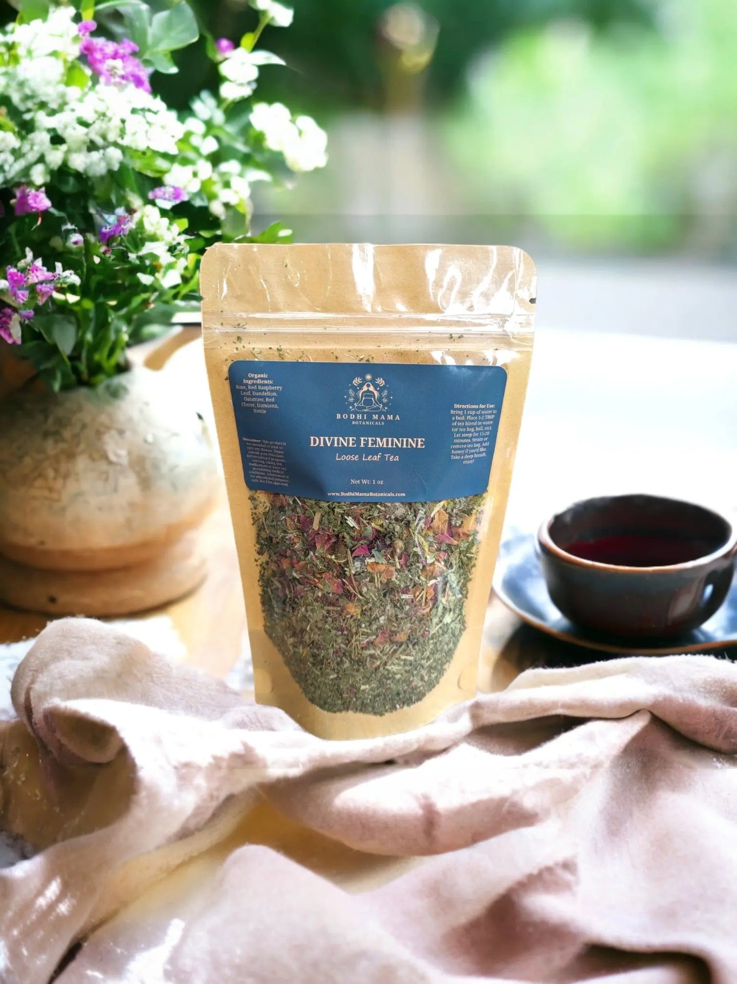 Tea Lovers Gift Set - A Trio of Exquisite Blends for Every Palate || Organic Loose Leaf Herbal Tea Bodhi Mama Botanicals