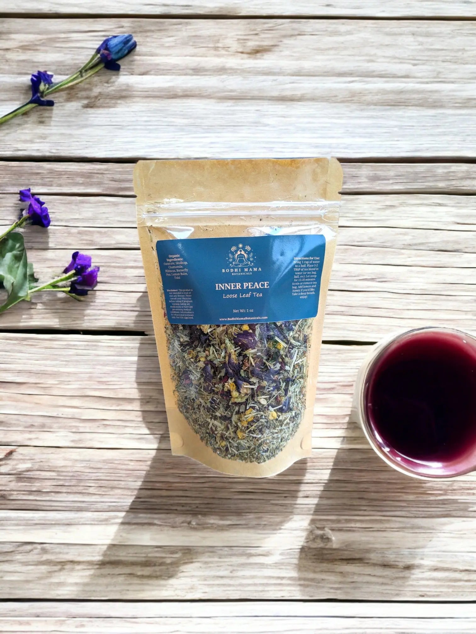 Tea Lovers Gift Set - A Trio of Exquisite Blends for Every Palate || Organic Loose Leaf Herbal Tea Bodhi Mama Botanicals