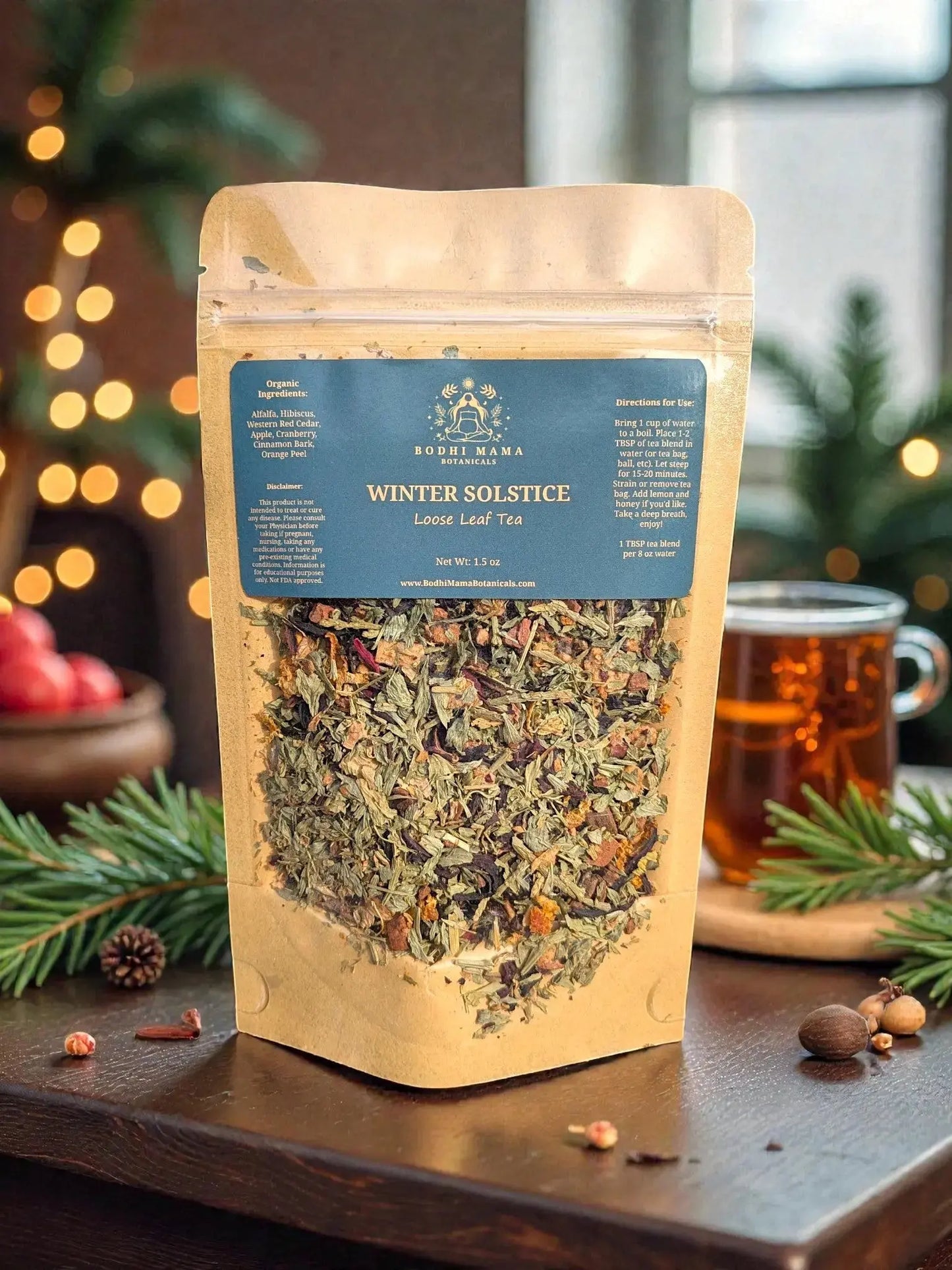 Winter Solstice Tea Blend Bodhi Mama Botanicals