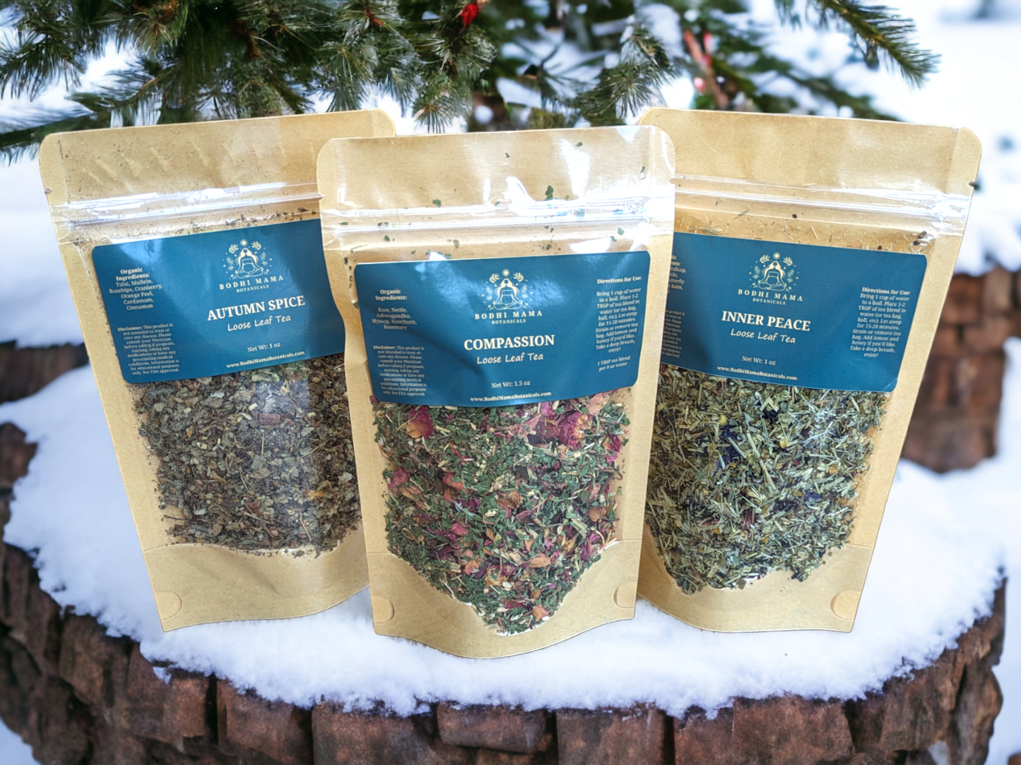 Tea Lovers Gift Set - A Trio of Exquisite Blends for Every Palate || Organic Loose Leaf Herbal Tea