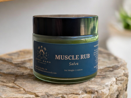 Muscle Rub Salve || Organic Skin Care || 2 oz