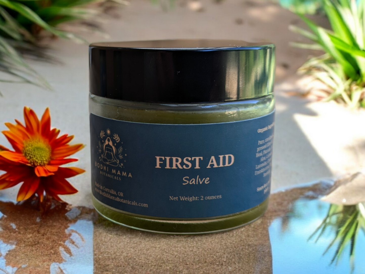 First Aid Salve || Organic Skincare || Kid Safe || 2 oz