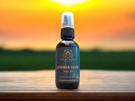 Summer Glow Body Oil || Radiant Skin || Organic Skin Care || Botanical Beauty || 2 fluid