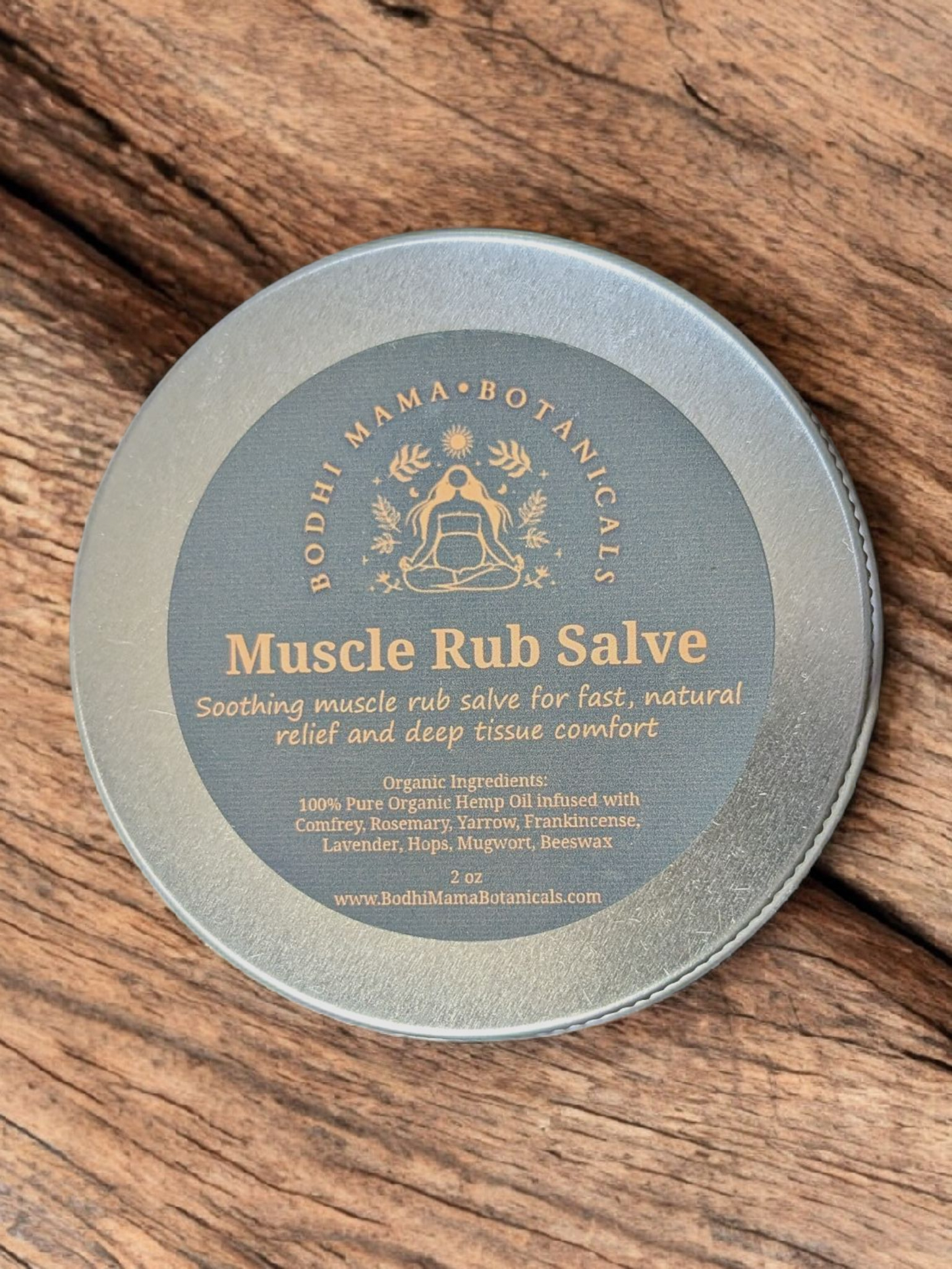 Muscle Rub Salve || Organic Skin Care || 2 oz