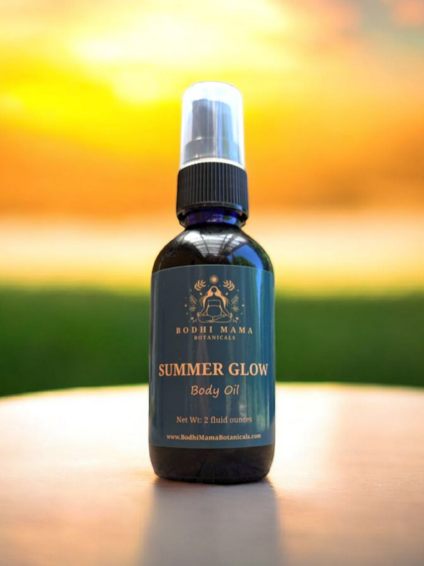 Summer Glow Body Oil || Radiant Skin || Organic Skin Care || Botanical Beauty || 2 fluid