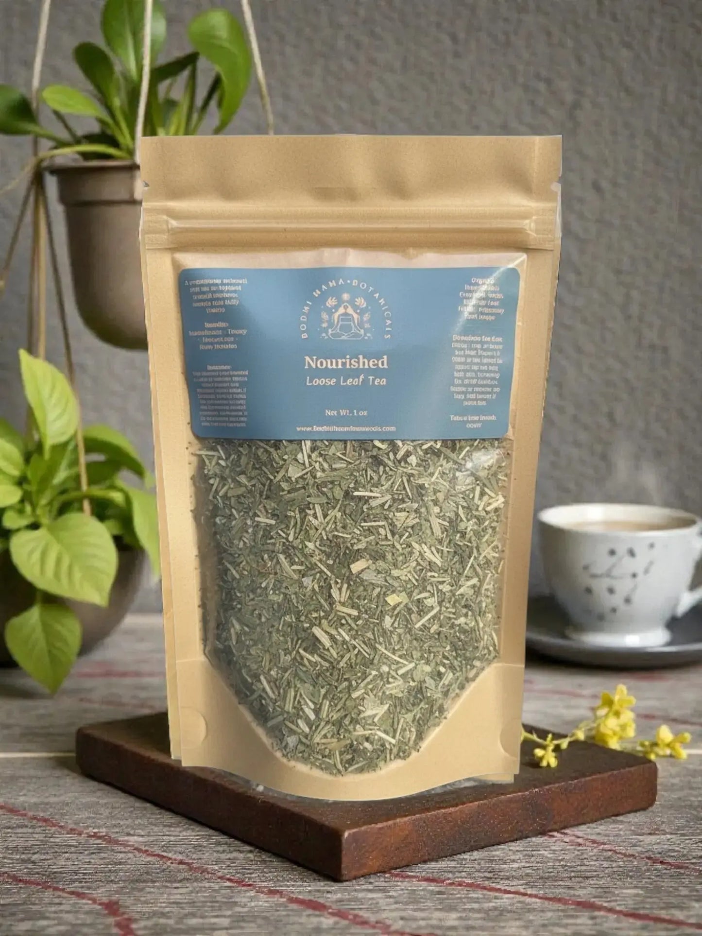 Nourished Loose Leaf Tea Blend Bodhi Mama Botanicals