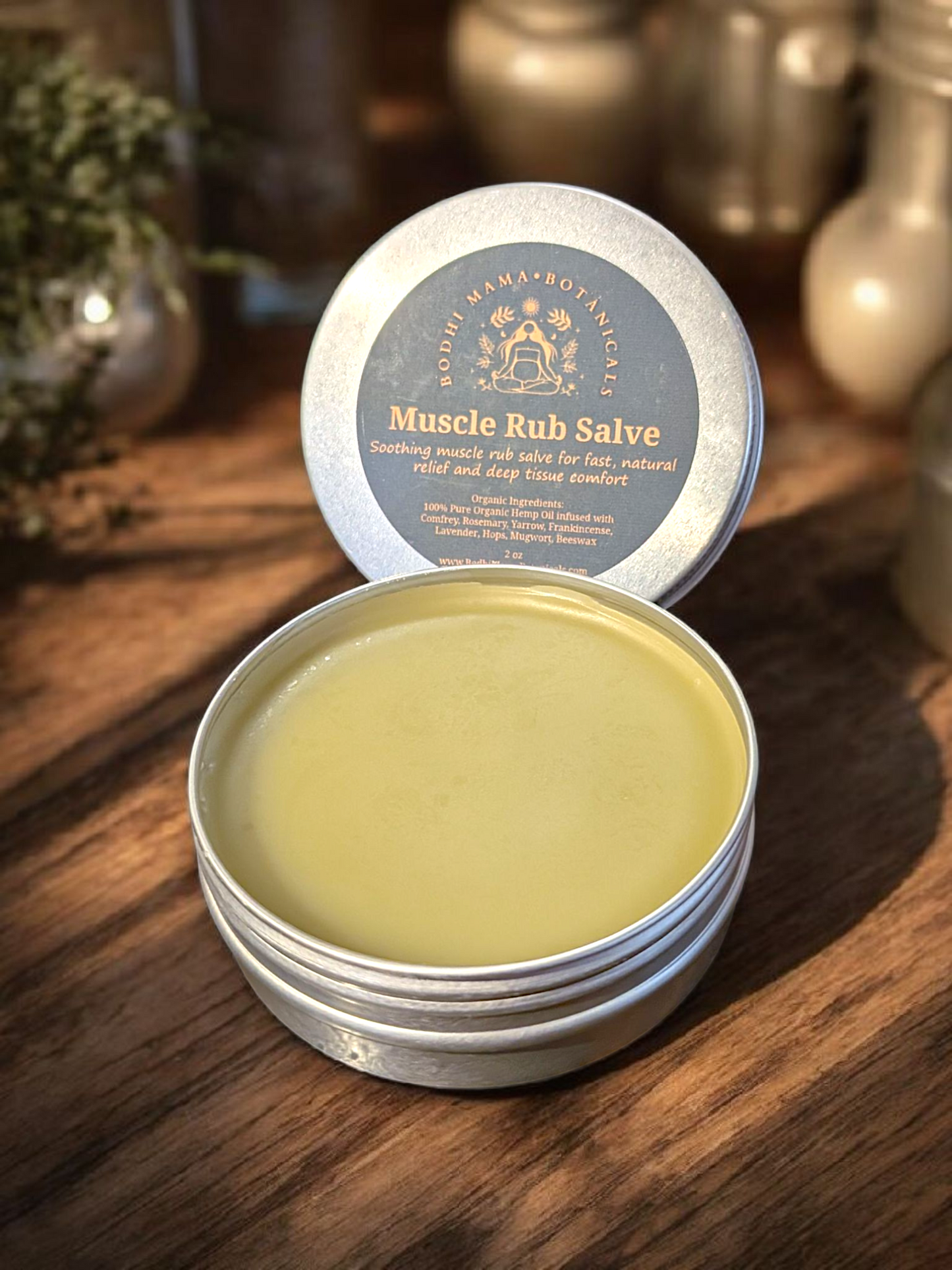 Muscle Rub Salve || Organic Skin Care || 2 oz