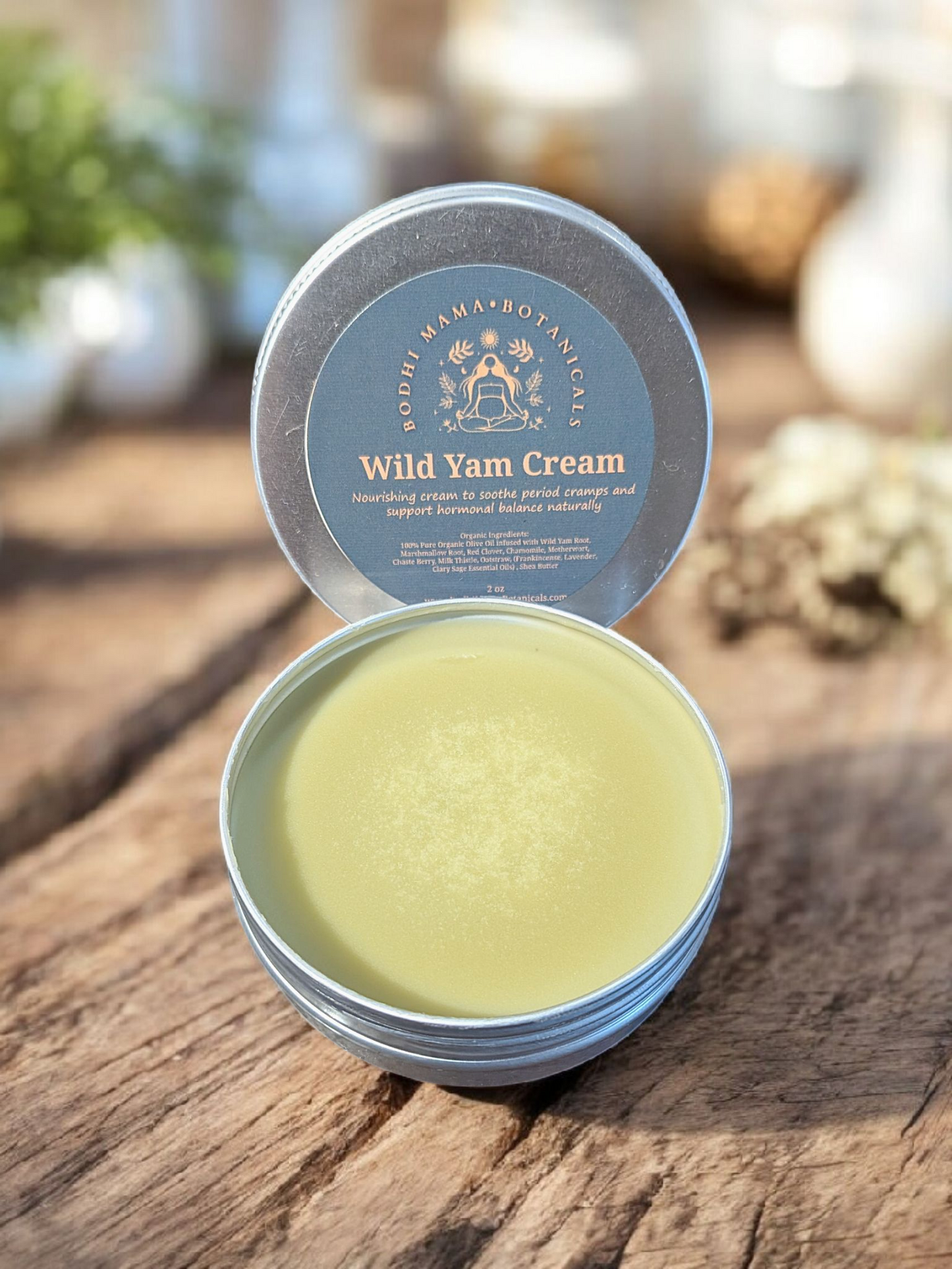 Wild Yam Cream || Organic Skin Care || 2 oz