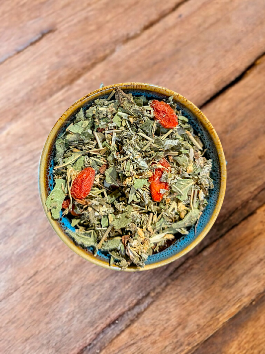 Rooted + Radiant Loose Leaf Herbal Tea Blend